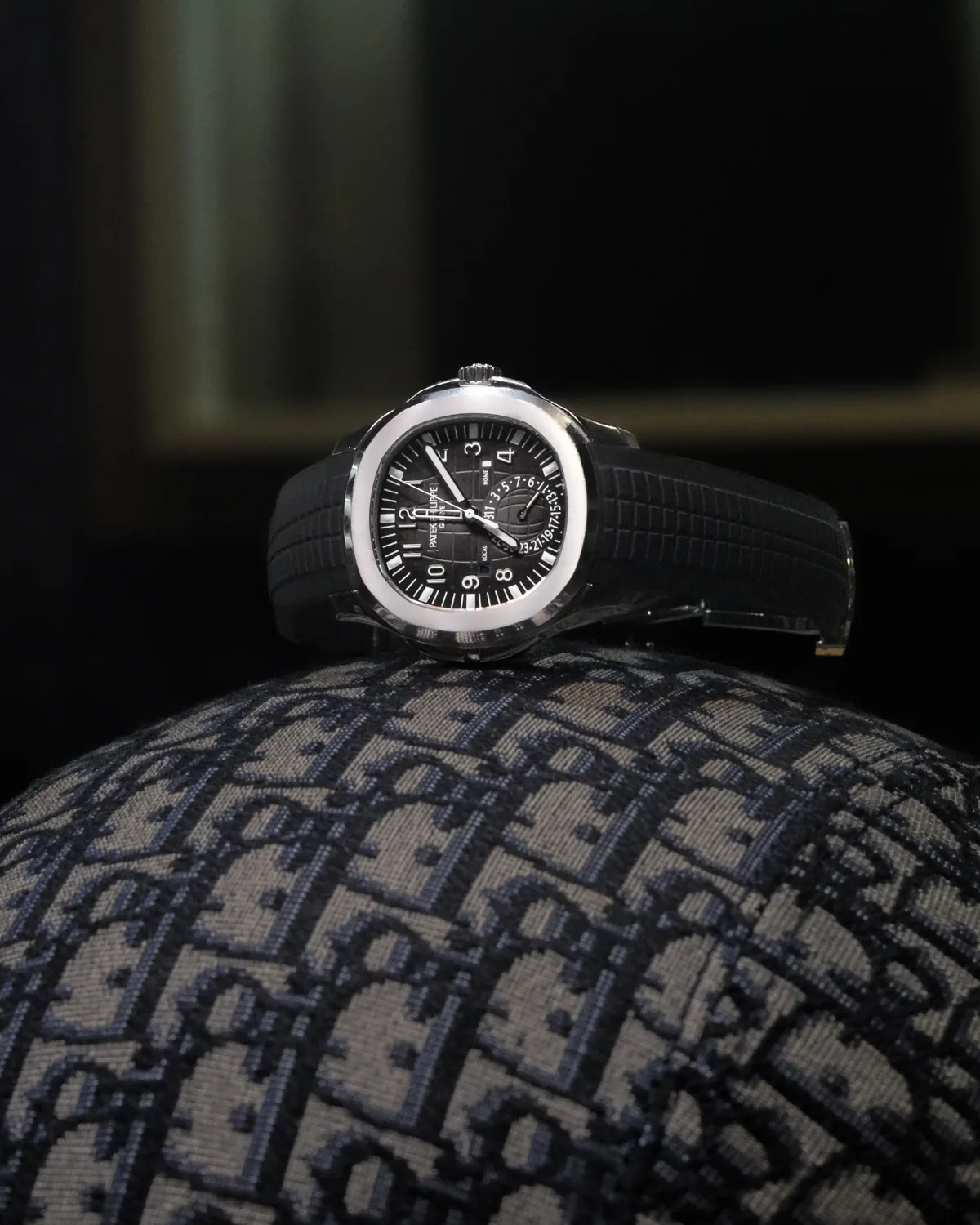 Patek Philippe Aquanaut Black Dial Steel
